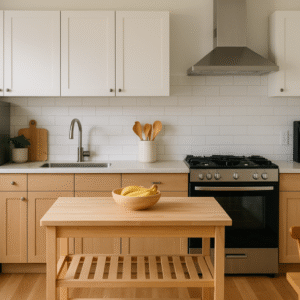 Modern Wooden Kitchen Set